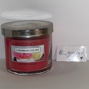 RARE 25-40 Hrs Caribbean Escape Candle 🕯Single Wick Bath & Body Works